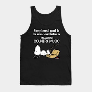 Classic Country Music // Aesthetic Vinyl Record Vintage // T-Shirt Tank Top